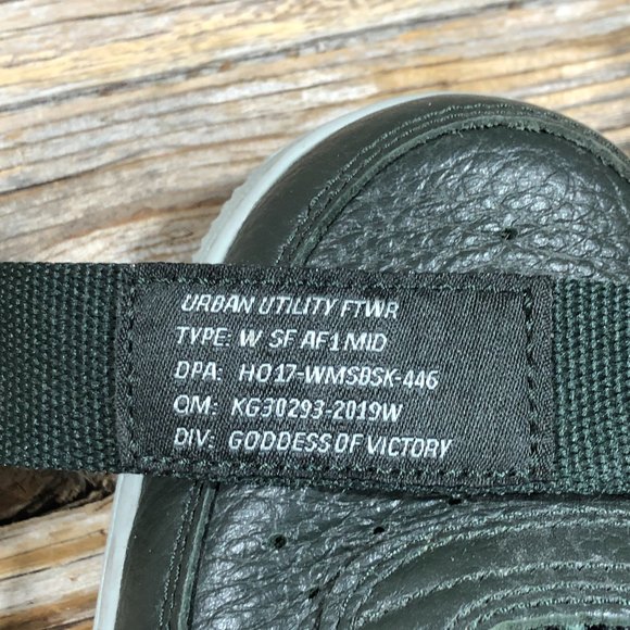 Nike SF-AF1 Outdoor Green Mid Fashion Sneakers Women US 7, UK 5.5, - Picture 9 of 11